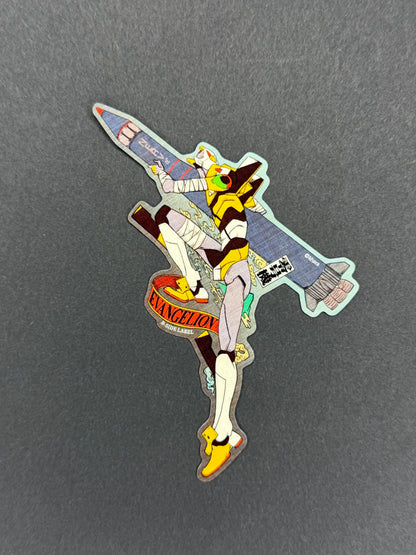 B-SIDE LABEL Collab Sticker - Neon Genesis Evangelion - Unit-00 (Ukiyo-e)
