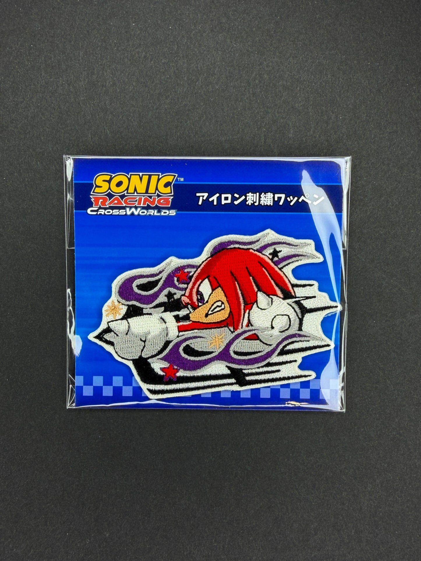 Sonic Racing CrossWorlds Iron-on Patch - Knuckles - Tokyo Game Show 2025 Exclusive