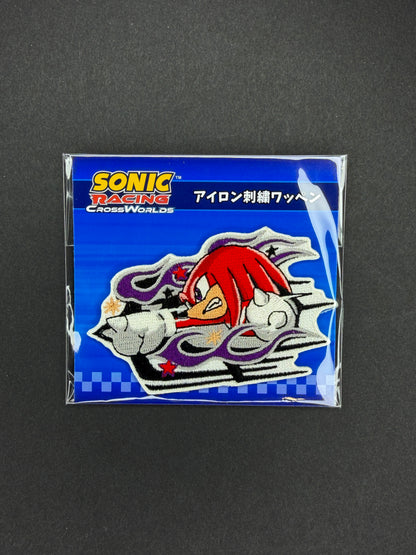 Sonic Racing CrossWorlds Iron-on Patch - Knuckles - Tokyo Game Show 2025 Exclusive