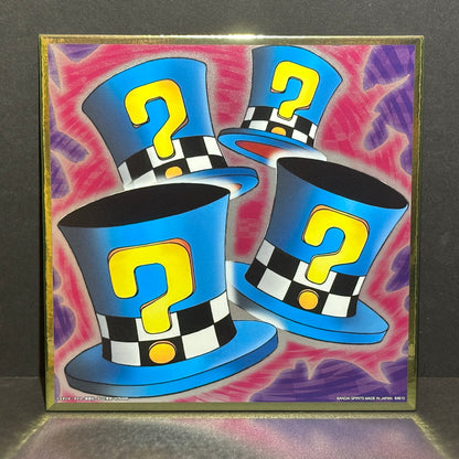 Yu-Gi-Oh! Ichibankuji Series Vol. 4 “H” Prize - Metallic Colored Paper (Shikishi) - Magical Hats