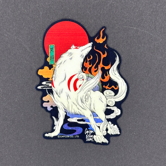 Capcom Street Fighter - Okami - B-Side Label Collab Sticker