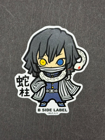 B-SIDE LABEL Collab Sticker - Demon Slayer - Obanai Iguro