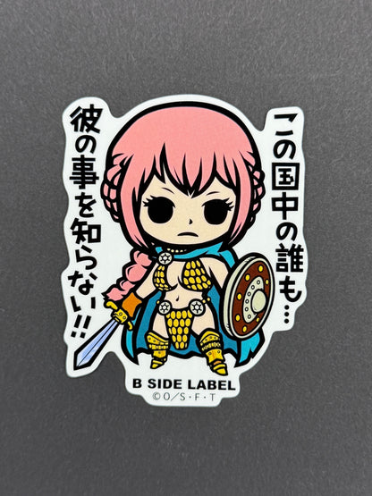 B-SIDE LABEL Collab Sticker - One Piece - Rebecca (Gladiator)