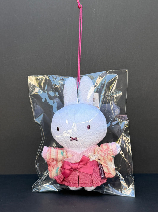Miffy Kitchen - Kimono Hakama Mascot (Magenta) - GION KYOTO Exclusive
