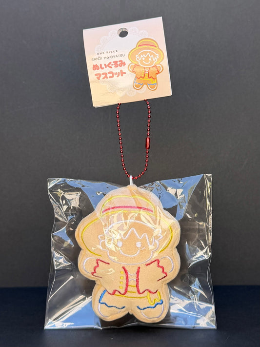 One Piece Mugiwara Store Harajuku - Sanji no Oyatsu - Gingerbread Luffy Mascot Plush