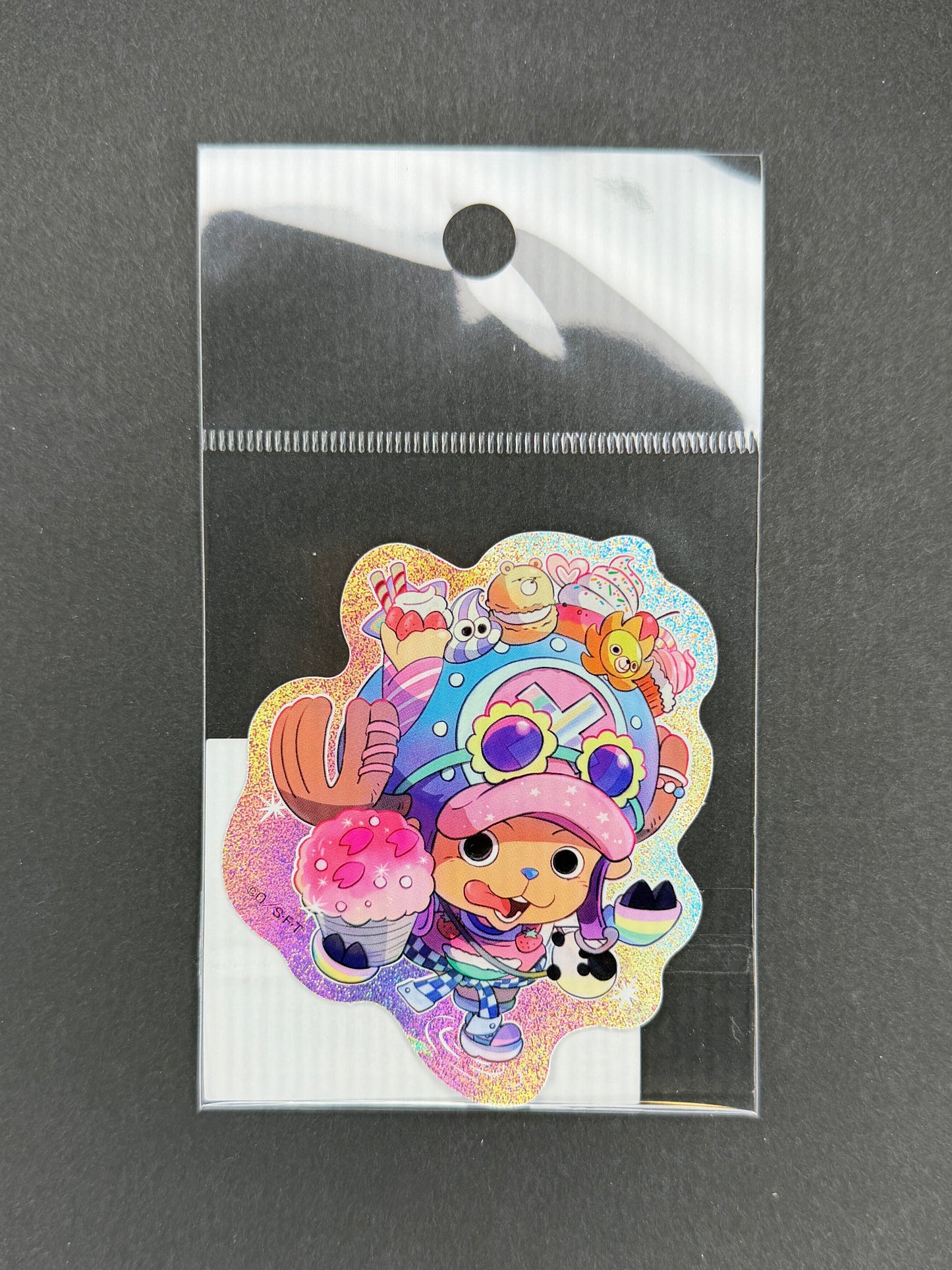 One Piece Mugiwara Store Harajuku - Harajuku Chopper (1st Anniversary) Diecut Holographic Sticker