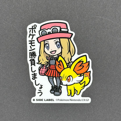 Pokémon - Serena & Fennekin - B-Side Label Collab Sticker