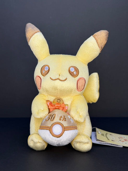 Pokémon Center Japan - Pokemon 30th Anniversary - Pika Pika! Pikachu Plush