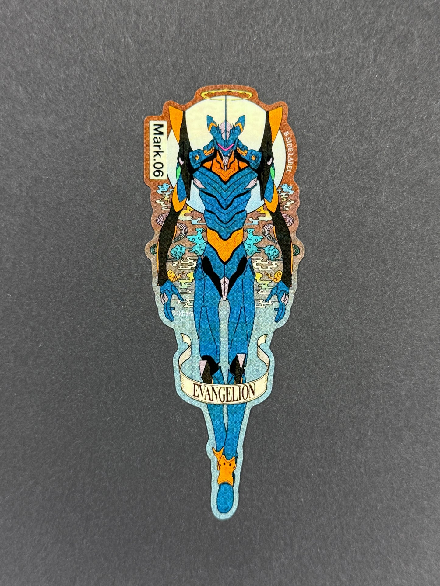 B-SIDE LABEL Collab Sticker - Neon Genesis Evangelion - Mark.06 (Ukiyo-e)