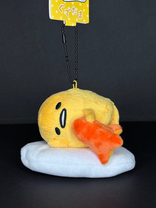 Sanrio Original Gudetama Mascot Plush Keychain
