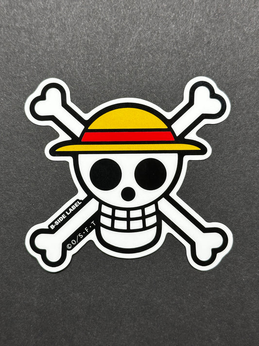 One Piece - Straw Hat Pirates (Jolly Roger) - B-Side Label Collab Sticker