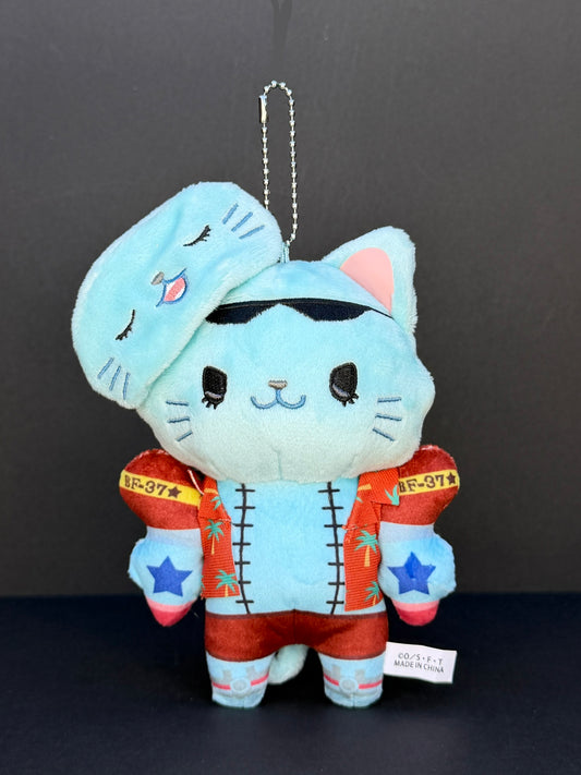 One Piece Mugiwara Store - One Piece with Cat Mascot Plush with Eye Mask - Franky