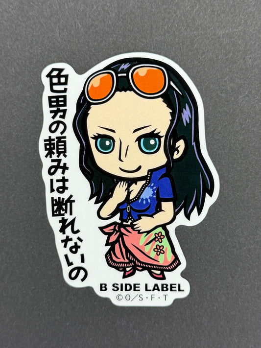 B-SIDE LABEL Collab Sticker - One Piece - Nico Robin (Sabaody)