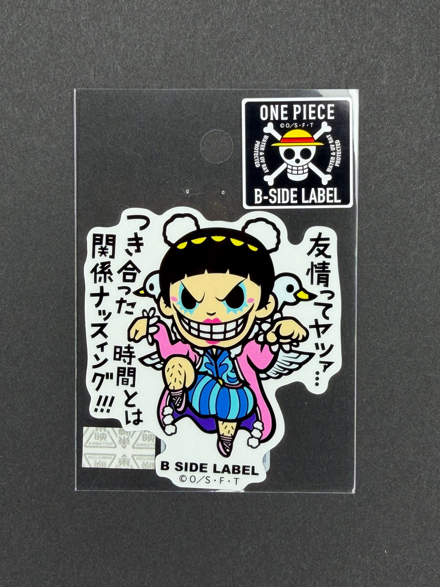 B-SIDE LABEL Collab Sticker - One Piece - Bon Clay