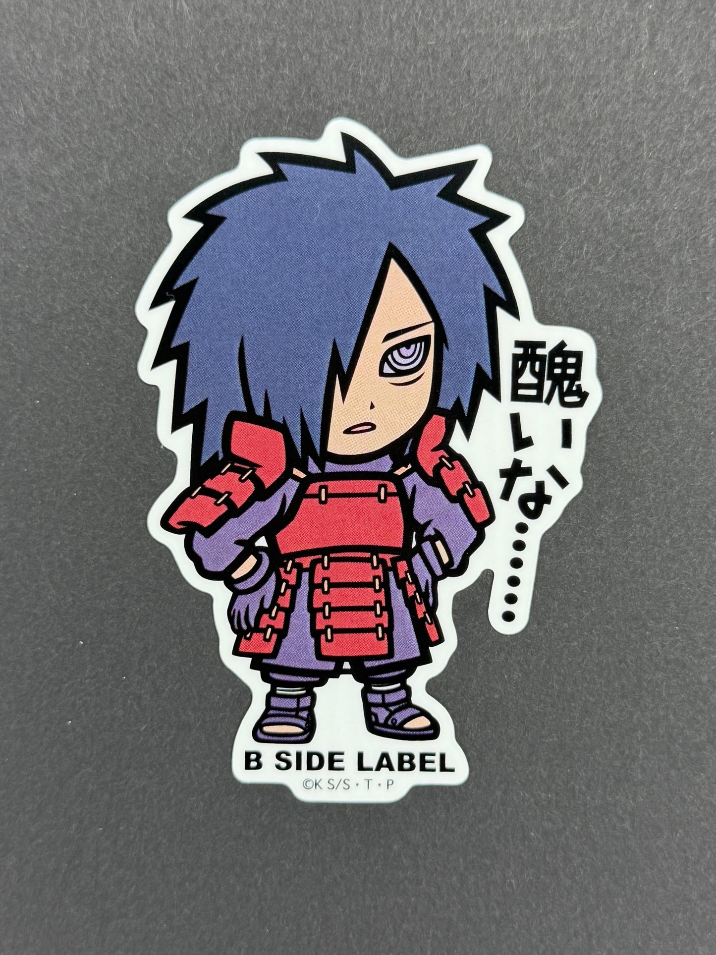 B-SIDE LABEL Collab Sticker - Naruto - Madara Uchiha