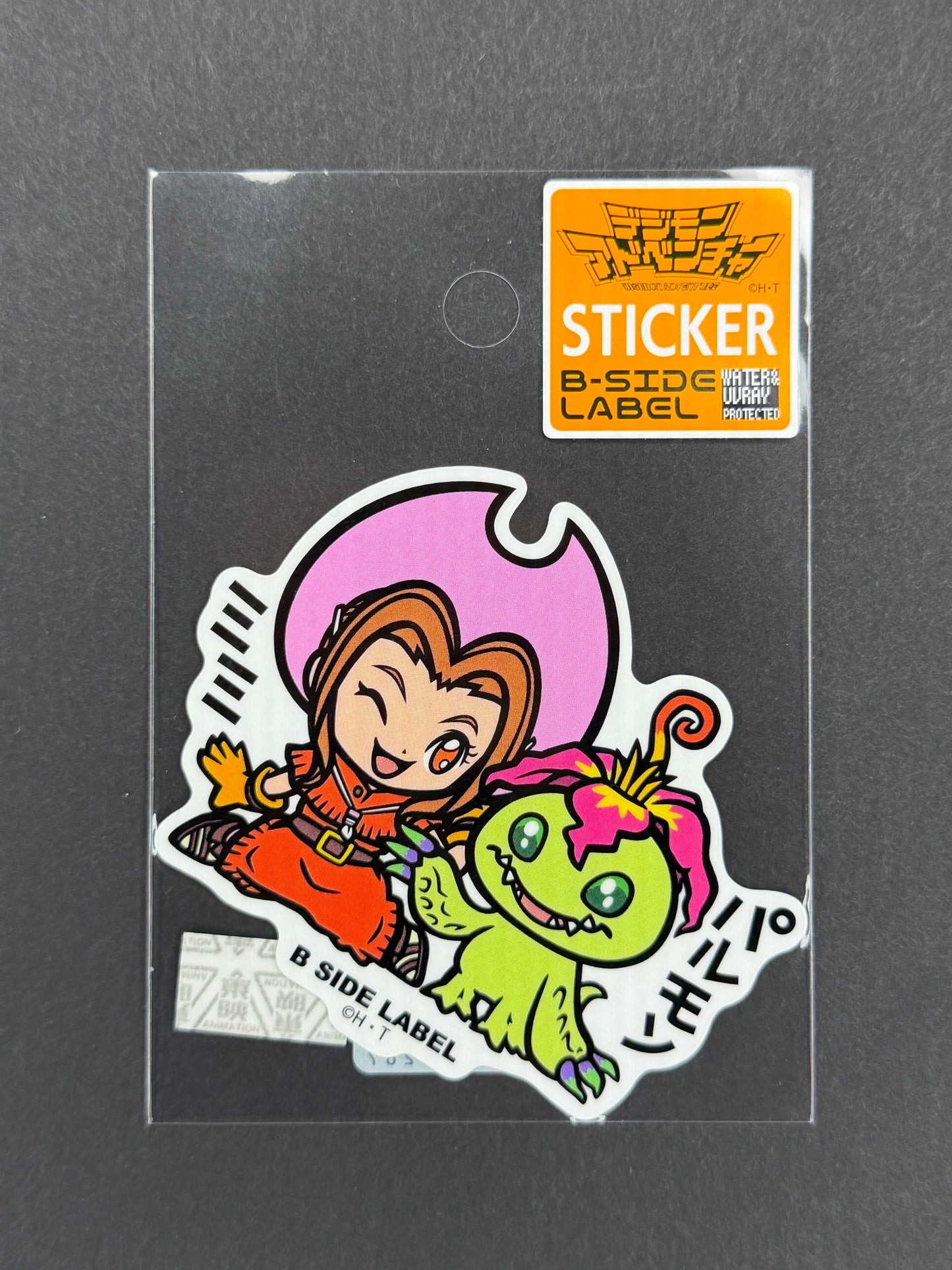 B-SIDE LABEL Collab Sticker - Digimon Adventure - Mimi & Palmon