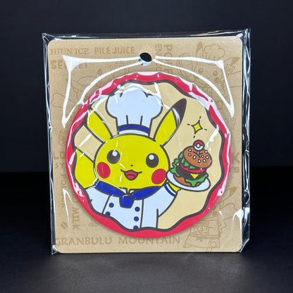Pokémon Cafe - Chef Pikachu Rubber Coaster
