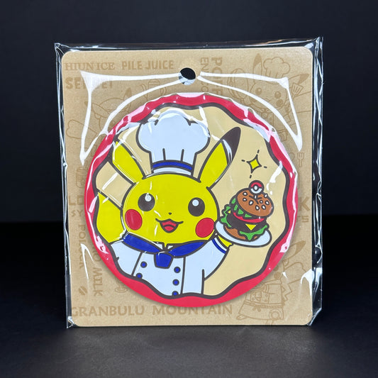 Pokémon Cafe - Chef Pikachu Rubber Coaster