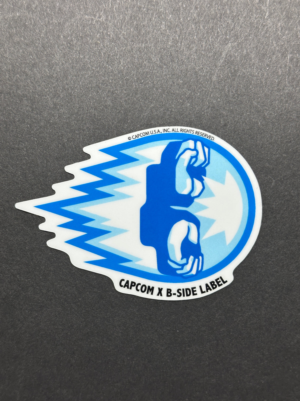 Capcom B Side Sticker B-SIDE LABEL Collab Sticker - Capcom - Street Fighter - Hadouken – eye ...