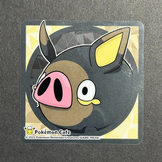 Pokémon Cafe Clear Plastic Coaster - Lechonk