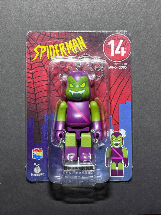 Medicom Toys Bearbrick Spider-Man Be@rbrick Unbreakable Happy Kuji Prize 14 - Green Goblin