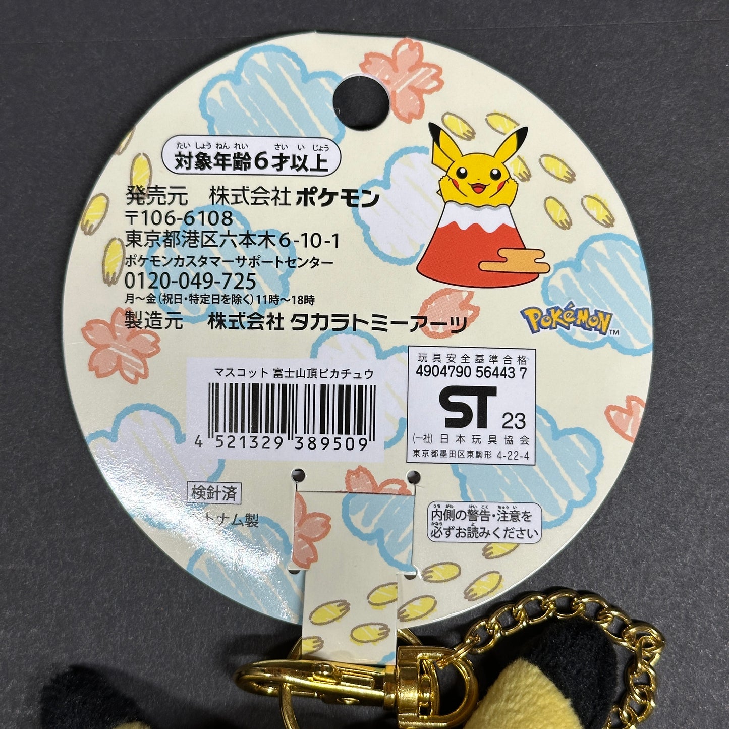 Pikachu in Mt. Fuji Summit Plush - Pokemon Store Gotemba Exclusive