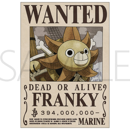 One Piece - Navy Issued Official Wanted Poster - Franky (394 Million)