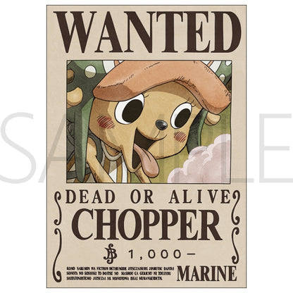 One Piece - Navy Issued Official Wanted Poster - Chopper (1000)