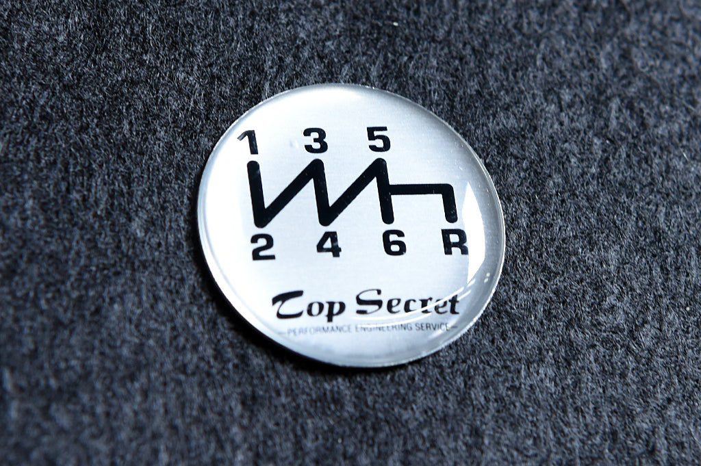 TOP SECRET Shift Pattern Sticker - 6-Speed